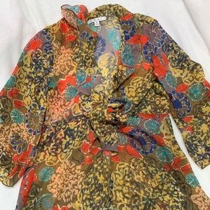Cabi flower Cardigan